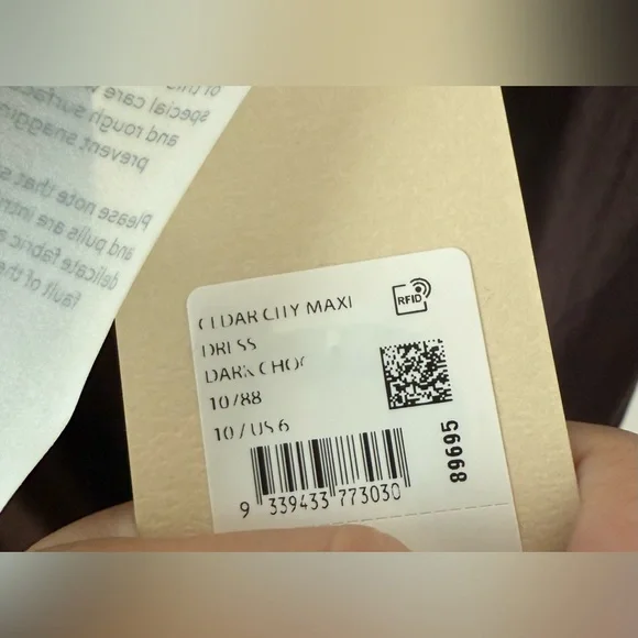 Bec & Bridge Cedar City Maxi Dress in Dark Chocolate Size US 6 NWT - Picture 9 of 15